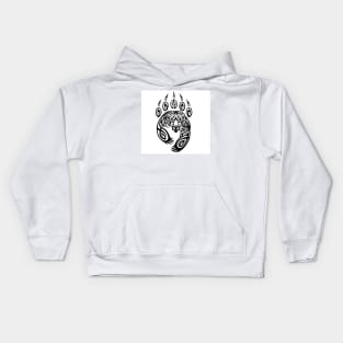 Team Bearclaws ltd Logo Design Kids Hoodie